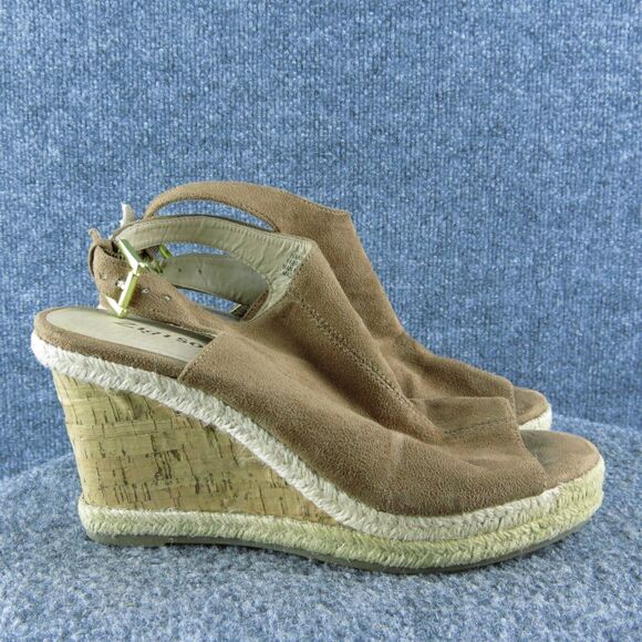 ZIGIsoho Ivanna Women Gladiator Heel Shoes Size 6.5 Medium Brown Fabric - Picture 4 of 10